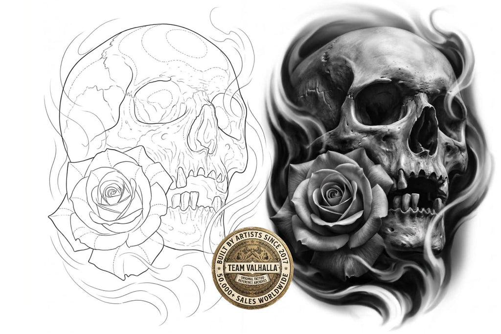 The skull project, 500 custom designs for Procreate