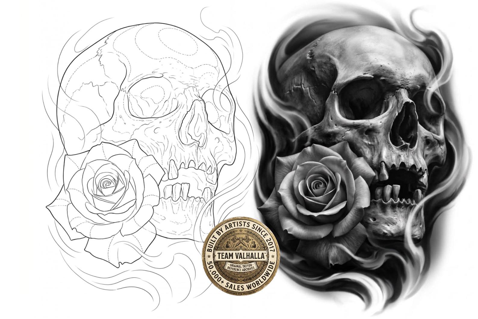 The skull project, 500 custom designs for Procreate