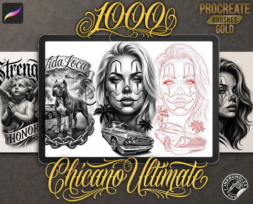 1000+ Chicano Tattoo Design Kit