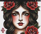 Procreate Watercolor Brush Set: Tattoo Flash Painter + Canvas Studio