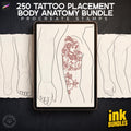 Procreate Tattoo Stamps: 145 Body Part Brushes for Tattoo Design