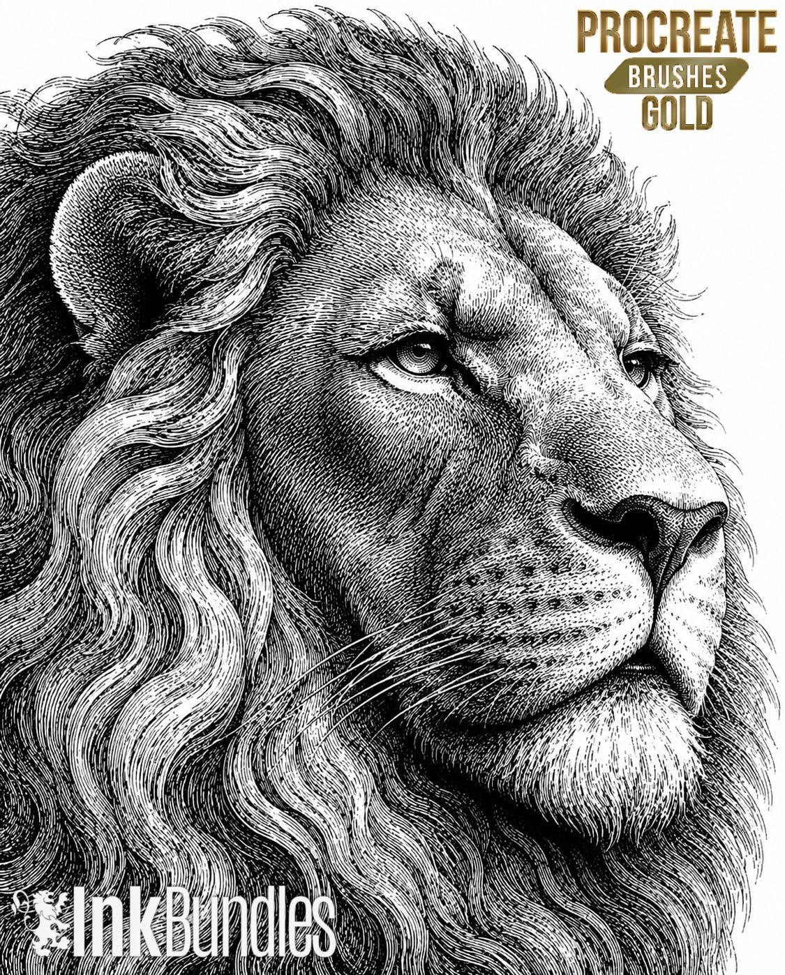 Procreate Engraving Toolbox Ultimate Brush Kit: 500+