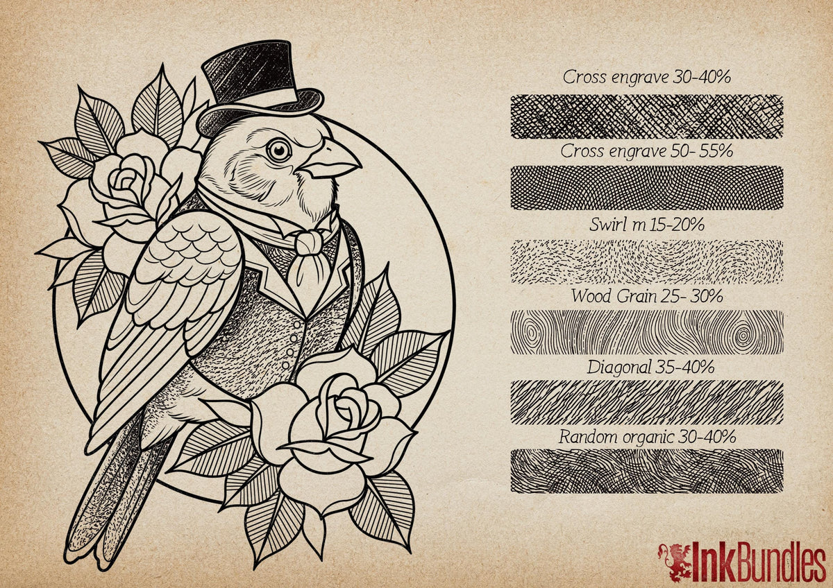 Procreate The Engrave Toolbox & Vintage Press, 500+ Original Procreate Brushes