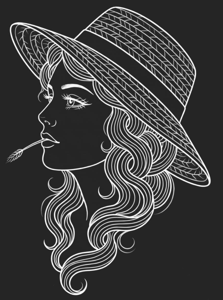 Procreate 100 Traditional Lady Portraits