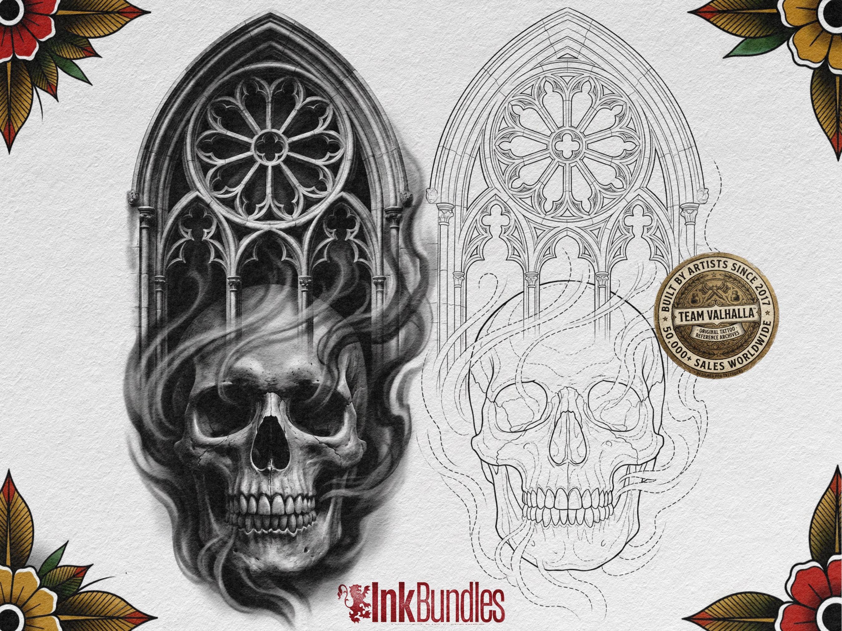 The skull project, 920 custom designs for Procreate