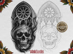 The skull project, 500 custom designs for Procreate