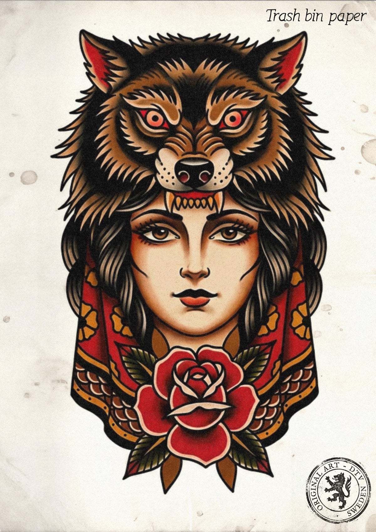 Tattoo Flash Painter – Procreate Watercolor Brushes & Canvases
