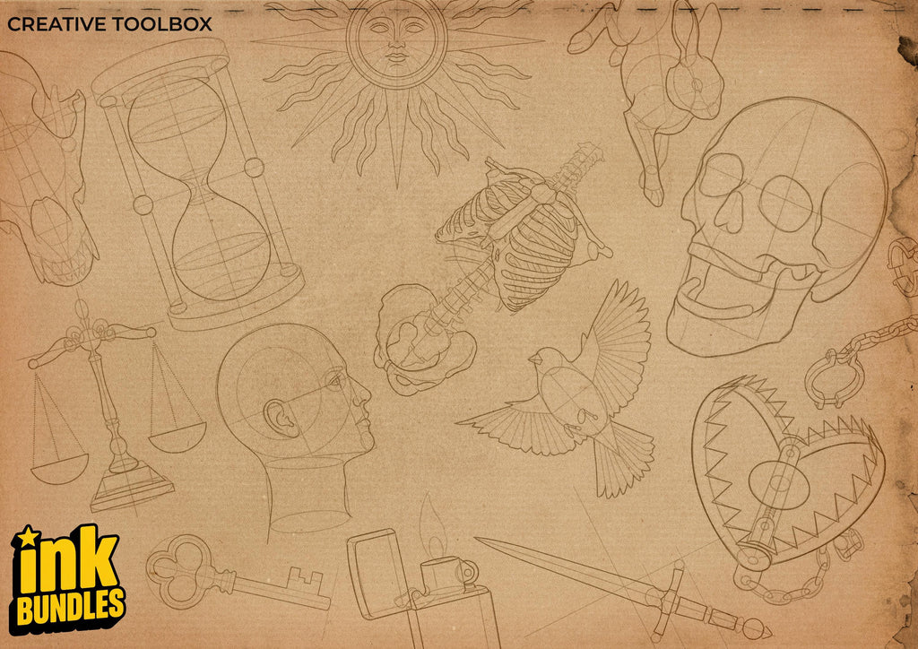 Procreate Tattoo Sketch Toolbox