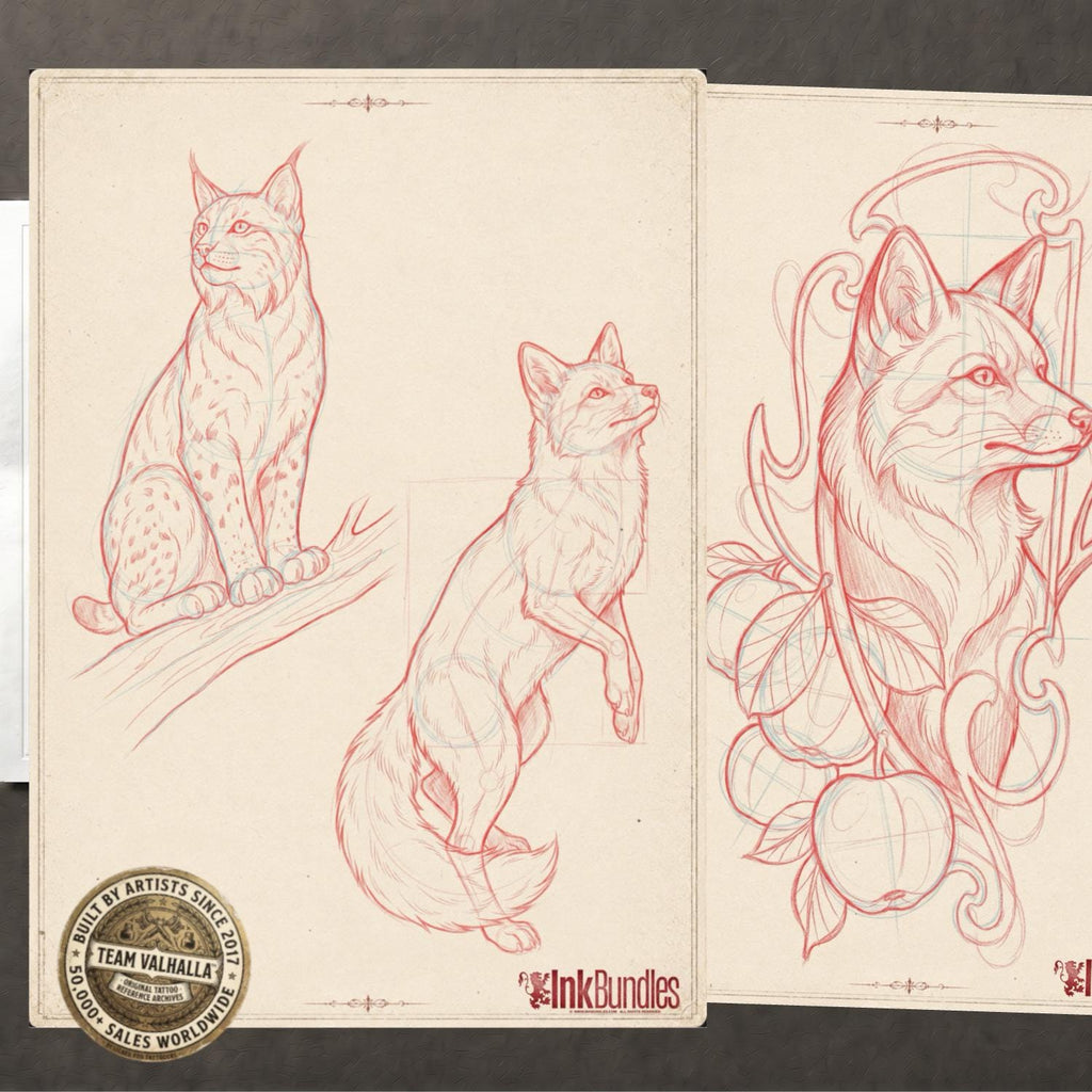 This & That, 54 pages tattoo sketchbook, custom art inspiration