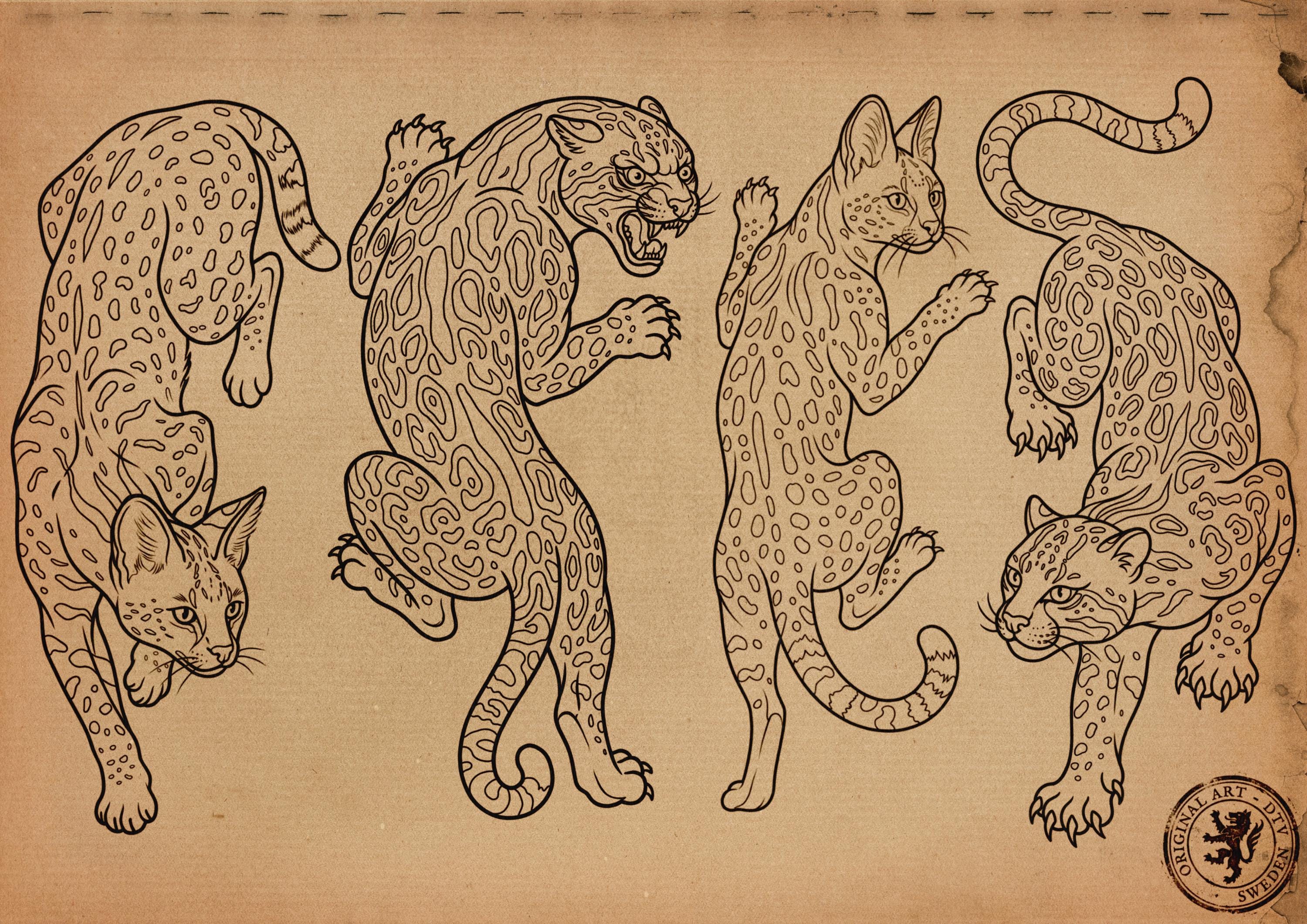 Traditional Felines – 170+ Procreate Brushes (Digital Download)
