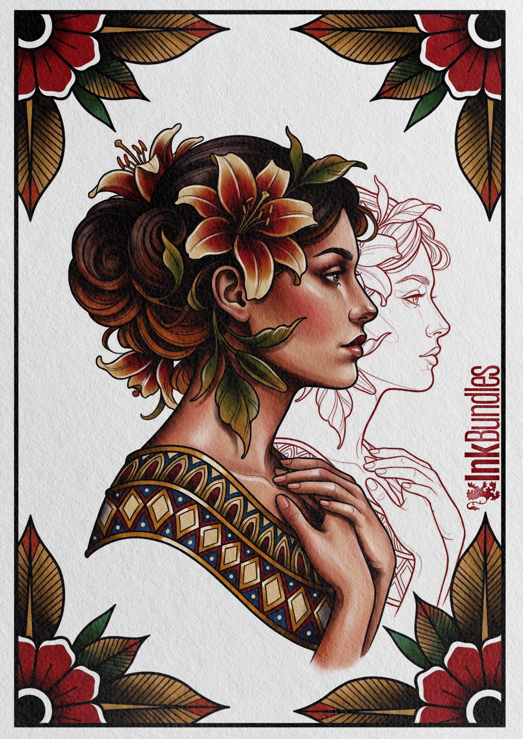 Procreate Neo Traditional Ladies
