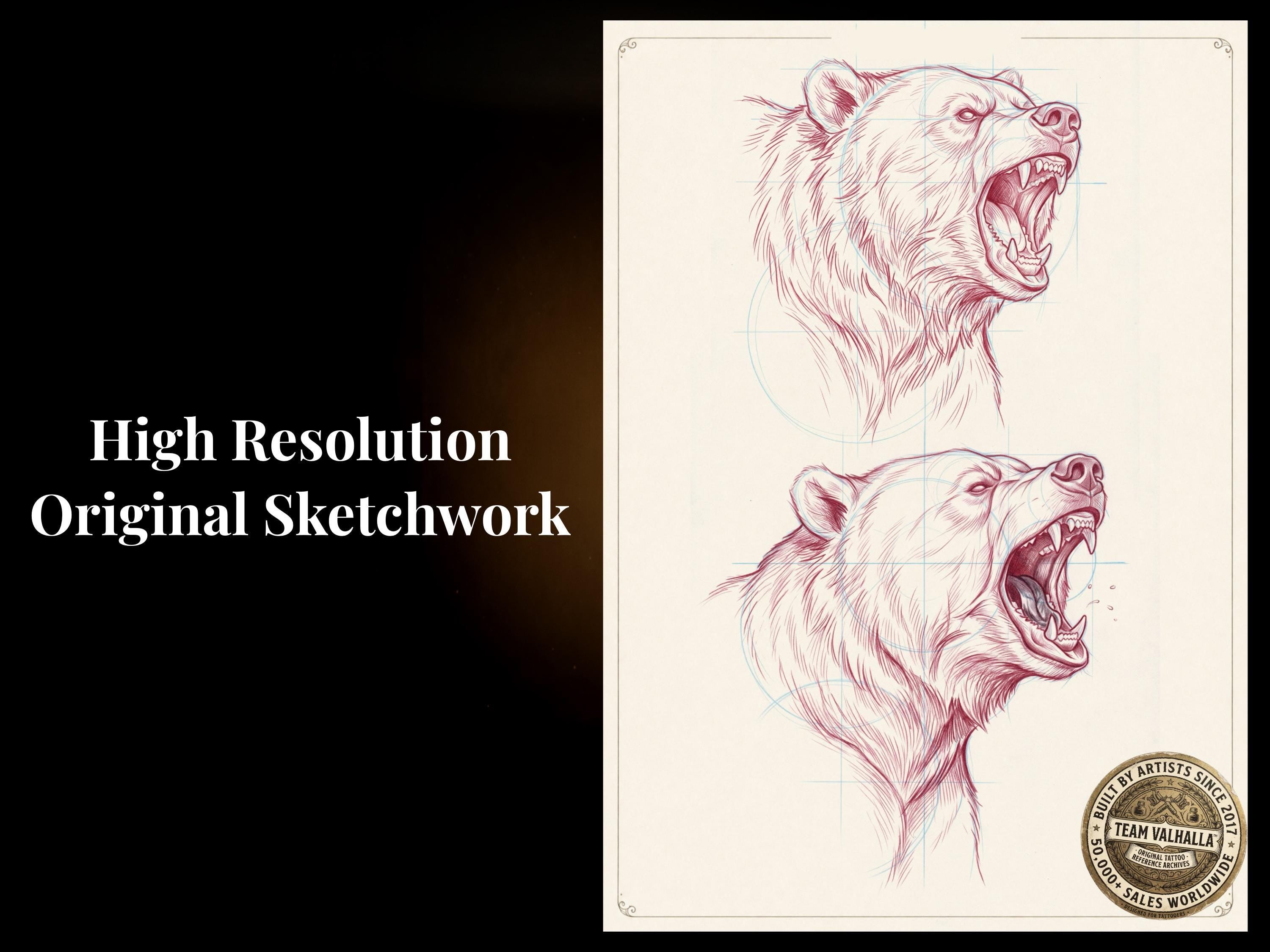 Sketch Library Animal Heads, 69 pages Animal portrait sketchbook