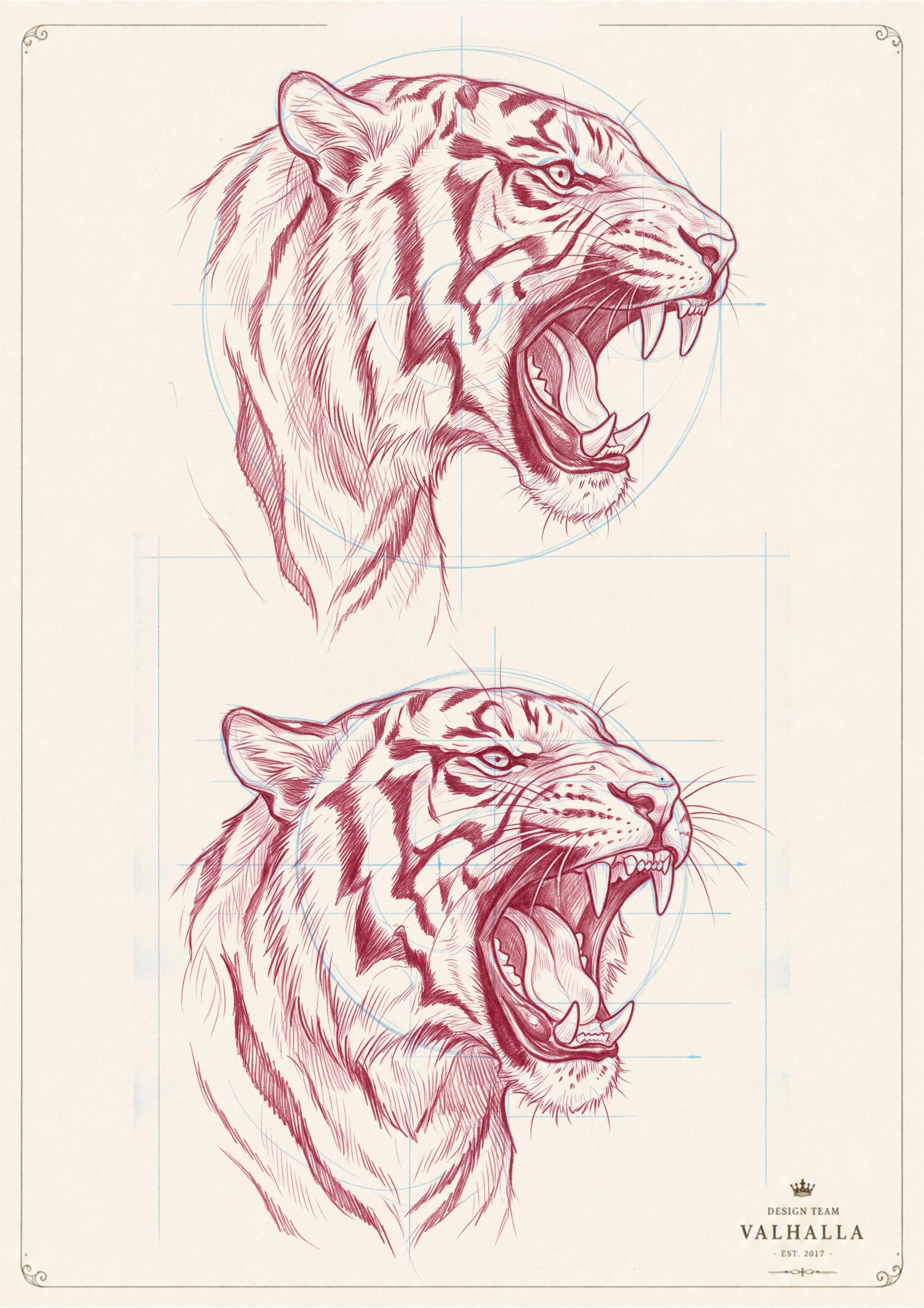 Sketch Library Animal Heads, 69 pages Animal portrait sketchbook
