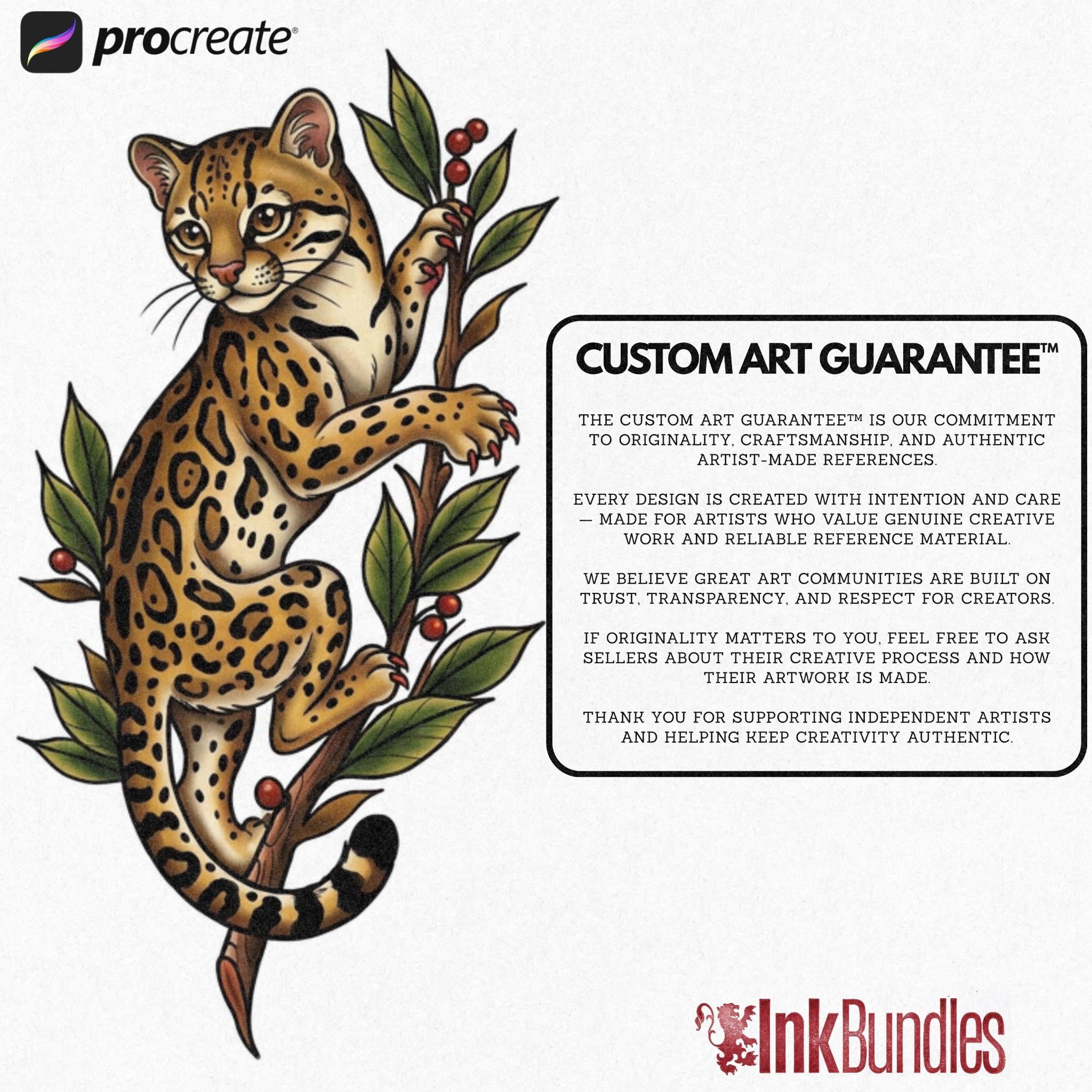 Traditional Felines – 170+ Procreate Brushes (Digital Download)