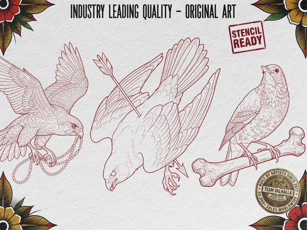 Neo Traditional Birds