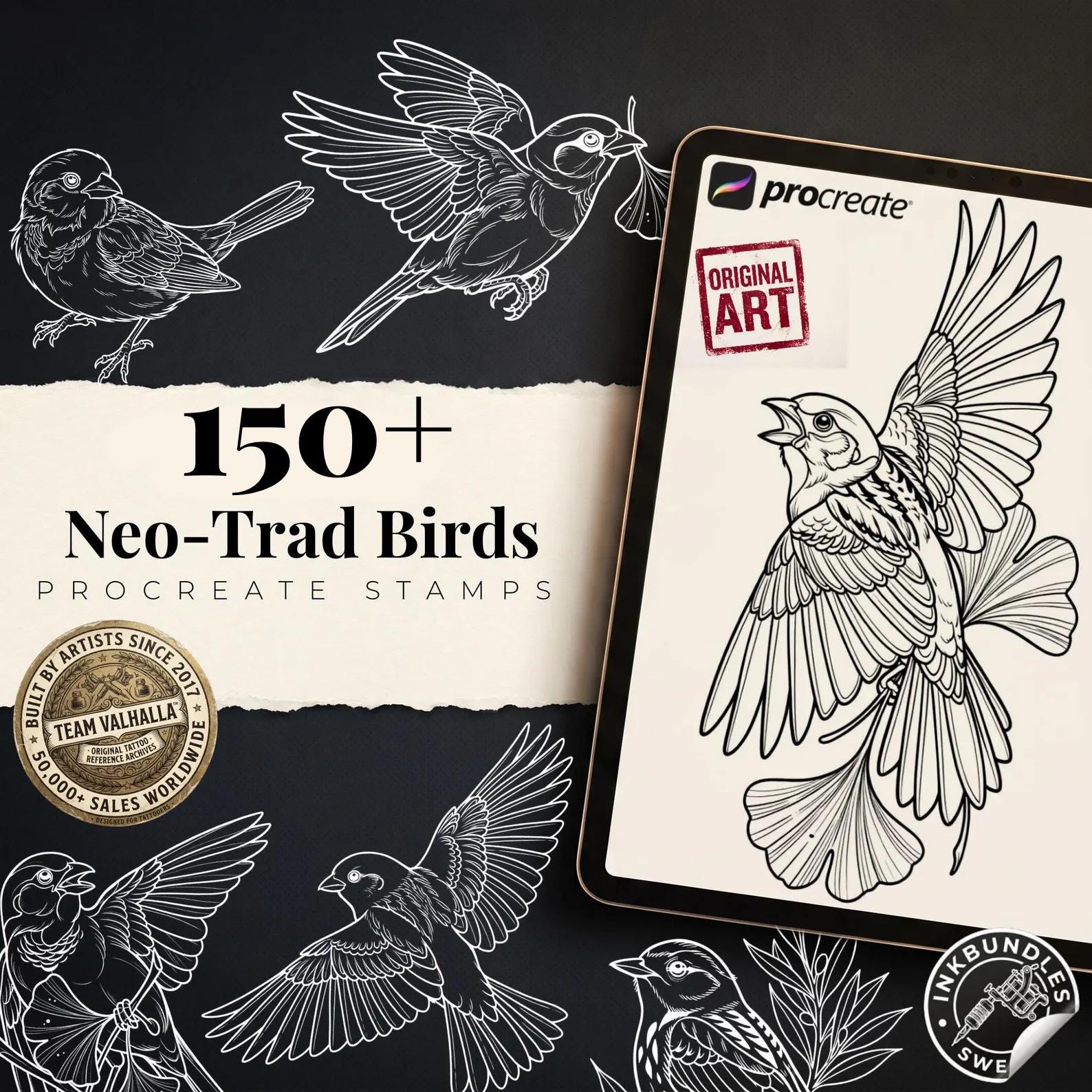 Neo Traditional Birds