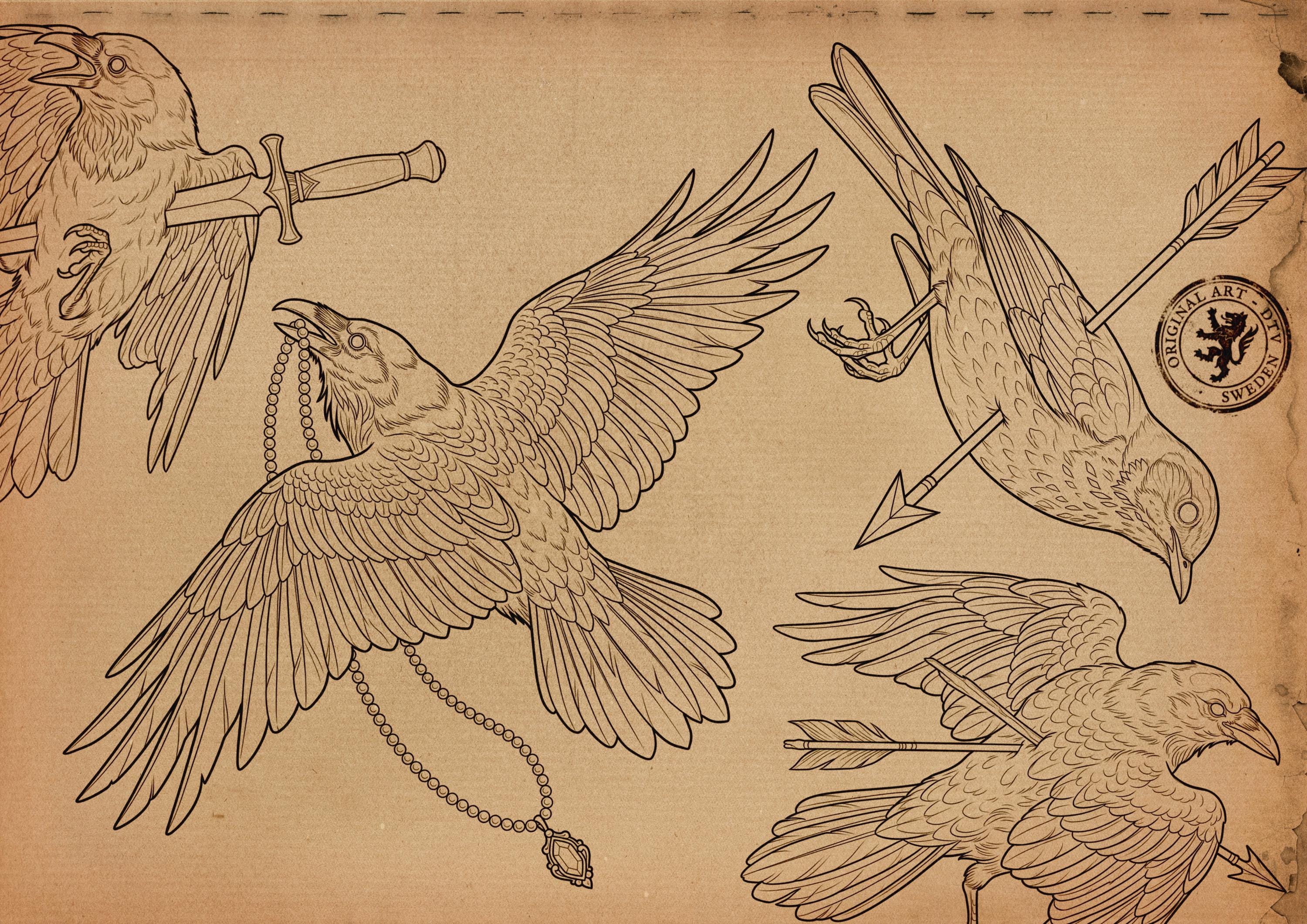 Neo Traditional Birds