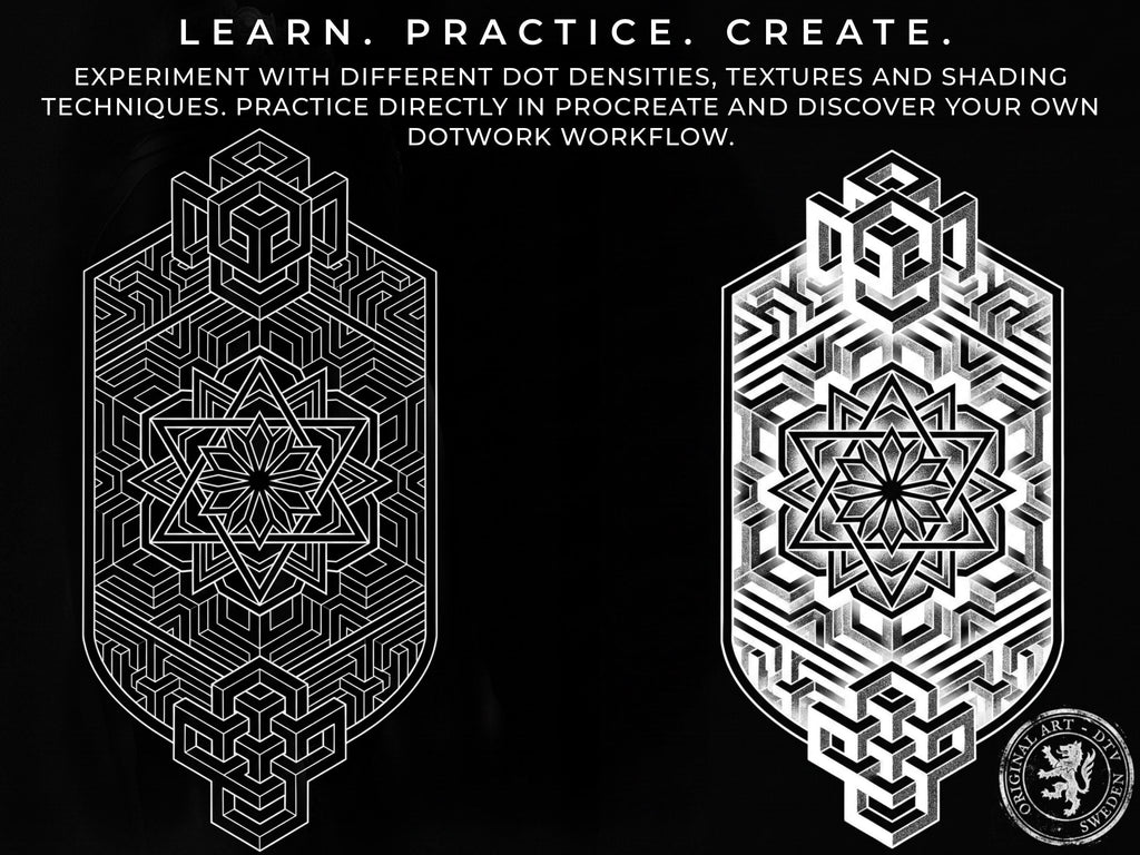Dotwork & Geometry – Procreate Brushes