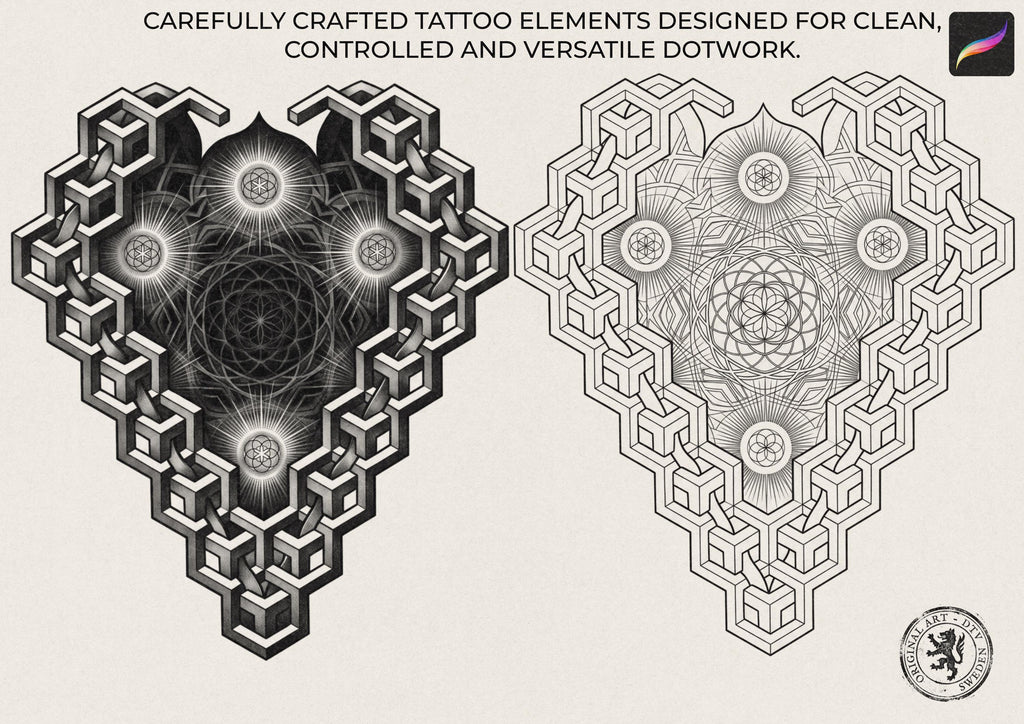 Dotwork & Geometry – Procreate Brushes