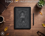 Tarot Card Builder Tattoo Stencils – 300+ Procreate Stamps – preview 4