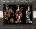 Procreate 200 Traditional characters vol.2, Tattoo design kit, Brushset, original stencils