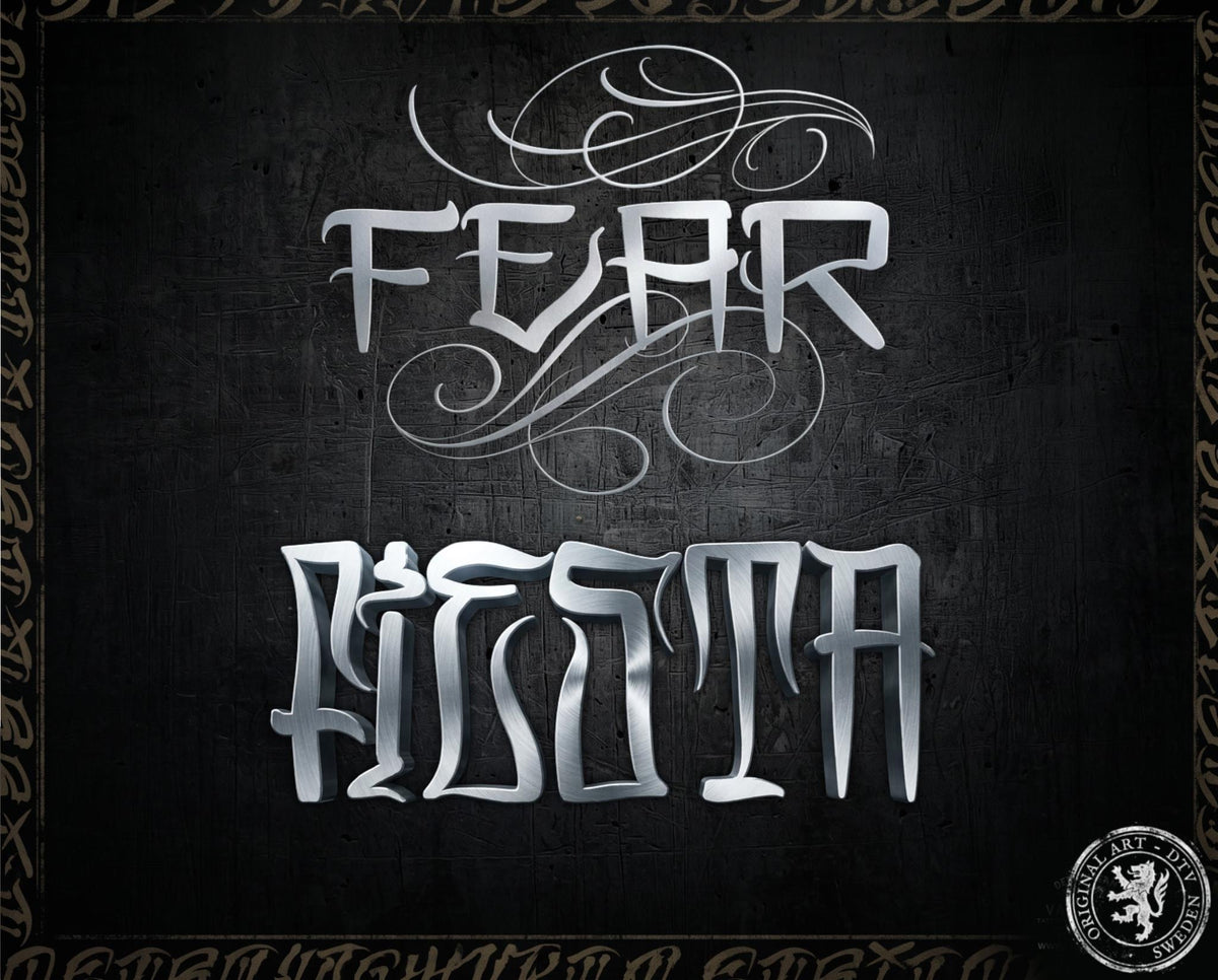 Tattoo Lettering for Procreate
