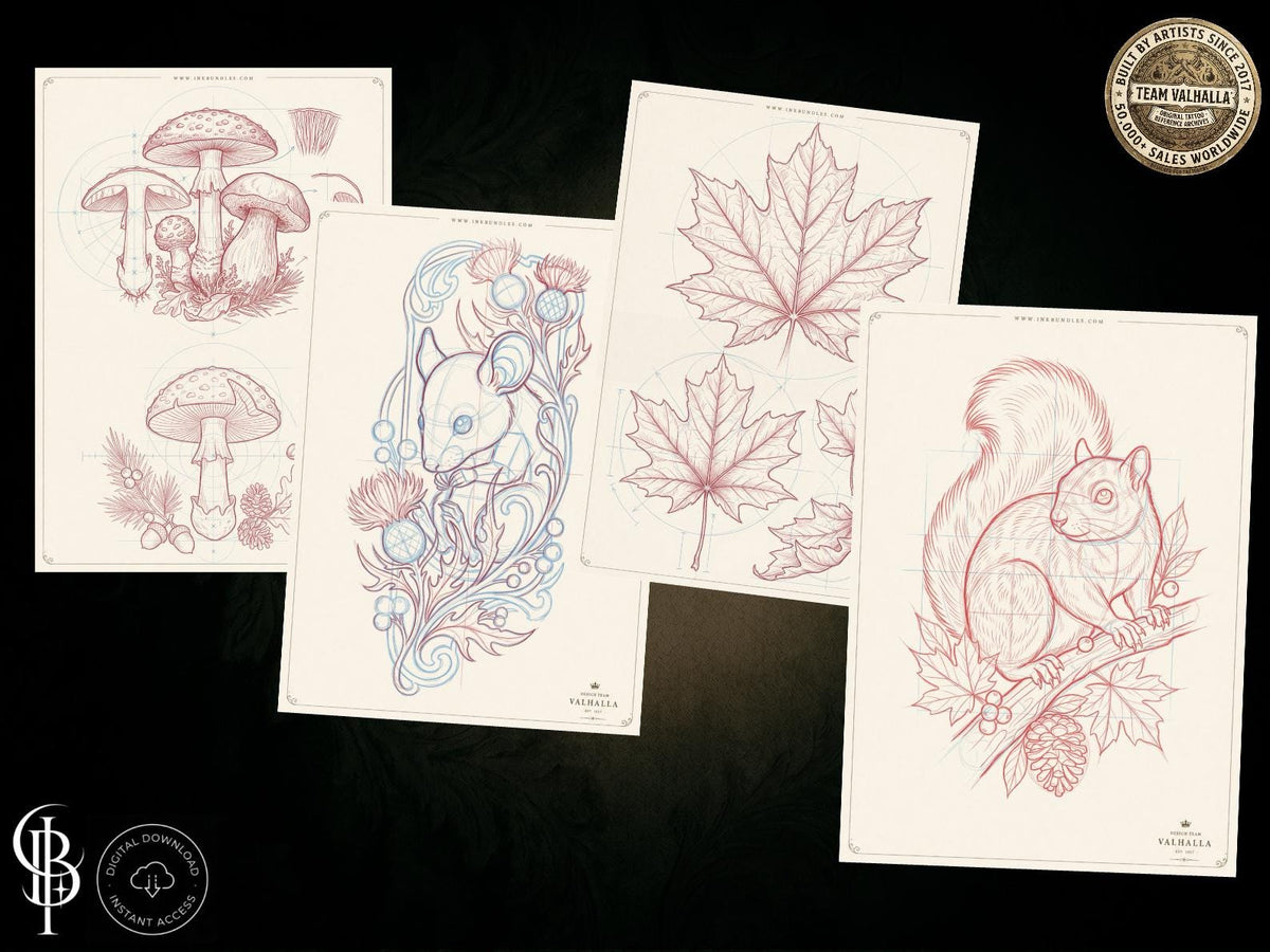 Forest Studies Nordic Woodland Sketchbook – PDF – preview 3