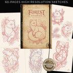 Forest Studies Nordic Woodland Sketchbook – PDF