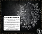 Animal Skull Tattoo Stencils – 57 Procreate Stamps – preview 4