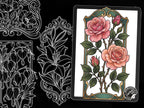 Flower Tattoo Stencils – 102+ Procreate Stamps – preview 3