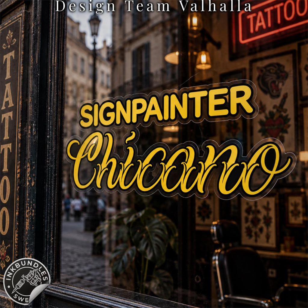 Tattoo Lettering made easy. XL ~ Tattoo fonts X ~ over 500 stamps!