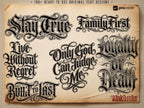 Neo-Traditional Lady Tattoo Design Kit: 2000+ Procreate Stamps, SVG & PNG Files