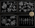 The Traditional Artist 2020–2024 – Procreate Tattoo Stamps