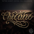 Tattoo Lettering made easy. XL ~ Tattoo fonts X ~ over 500 stamps!