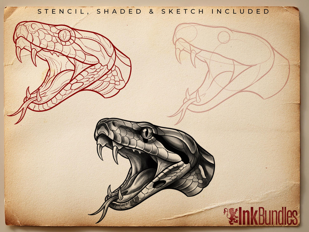 SCALED — Snake Studies for Tattoo Artists