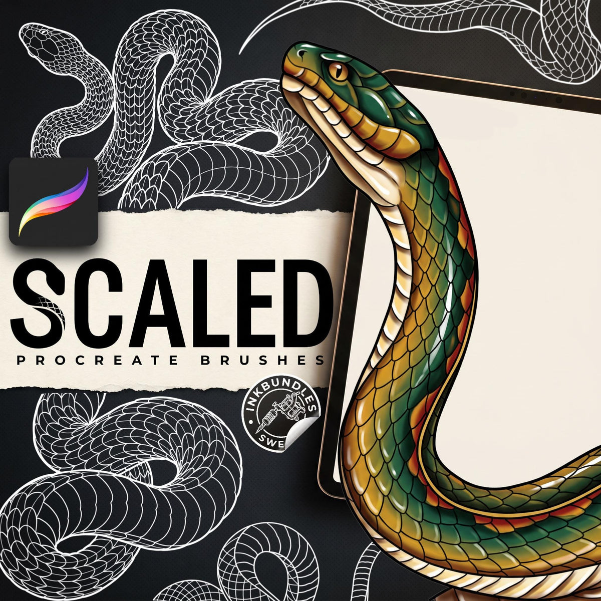 SCALED — Snake Studies for Tattoo Artists
