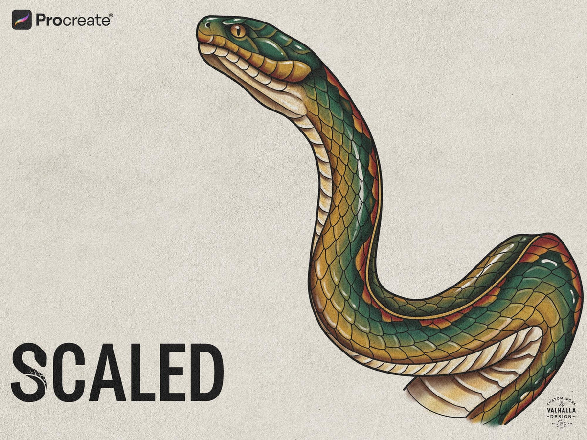 SCALED — Snake Studies for Tattoo Artists