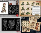 The Traditional Artist 2020–2024 – Procreate Tattoo Stamps