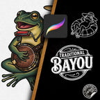 American Traditional Bayou Tattoos – Procreate Stamps, Old-School Stencils
