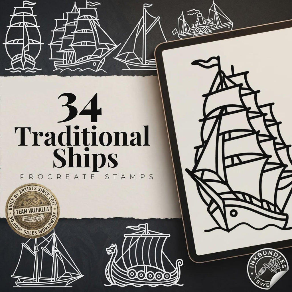 The Traditional Artist vol.3, Procreate old-school references