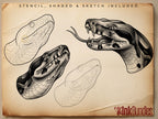 SCALED — Snake Studies for Tattoo Artists