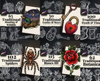 Traditional Tattoo Bundle 2026 - Procreate Stamps & PNG Stencils