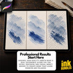 Tattoo Flash Brush Set: Watercolor, Spitshade, Ink, Paper Textures, digital download