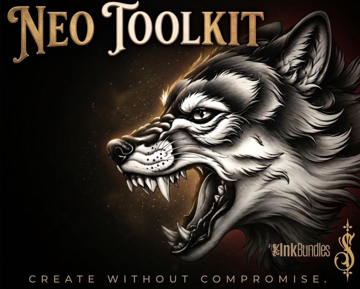 1700+ The Tattoo Art Toolkit 2.0 — Procreate Stencils & References | Neo‑Traditional Semi‑Real Assets