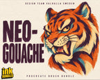Neo-Gouache – 40 Brushes, Canvases & Sketchbook