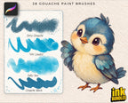 Neo-Gouache – 40 Brushes, Canvases & Sketchbook