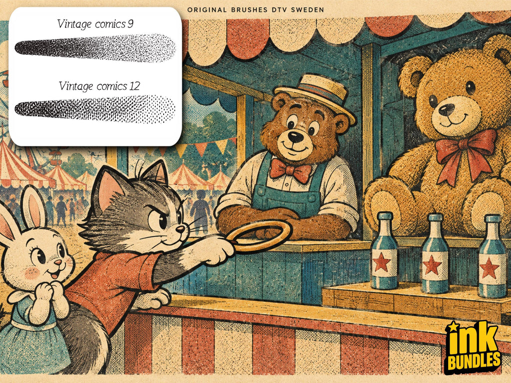 Retro Tones – 100+ Procreate Brushes