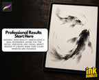 Japanese Calligraphy, custom made brushes for Procreate