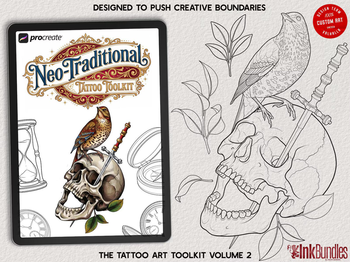 The Tattoo Artists Workshop | Ultimate Procreate Tattoo Toolkit