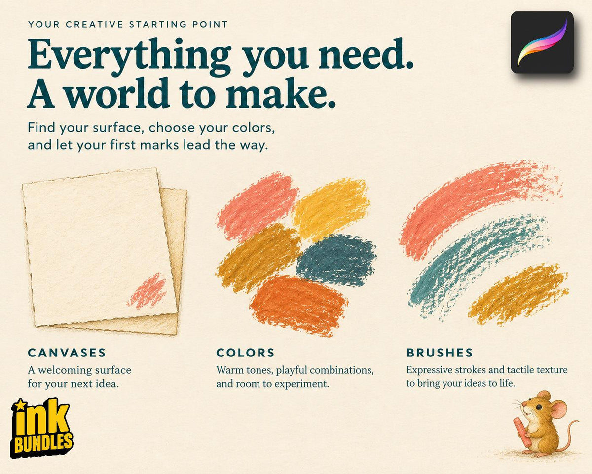 Pastel Toolbox – 50 Procreate Brushes
